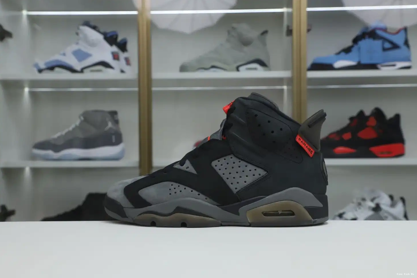 RETRO Kimikick 'IRON 6 SAINT-GERMAIN JORDAN AIR X GREY' PARIS 0412